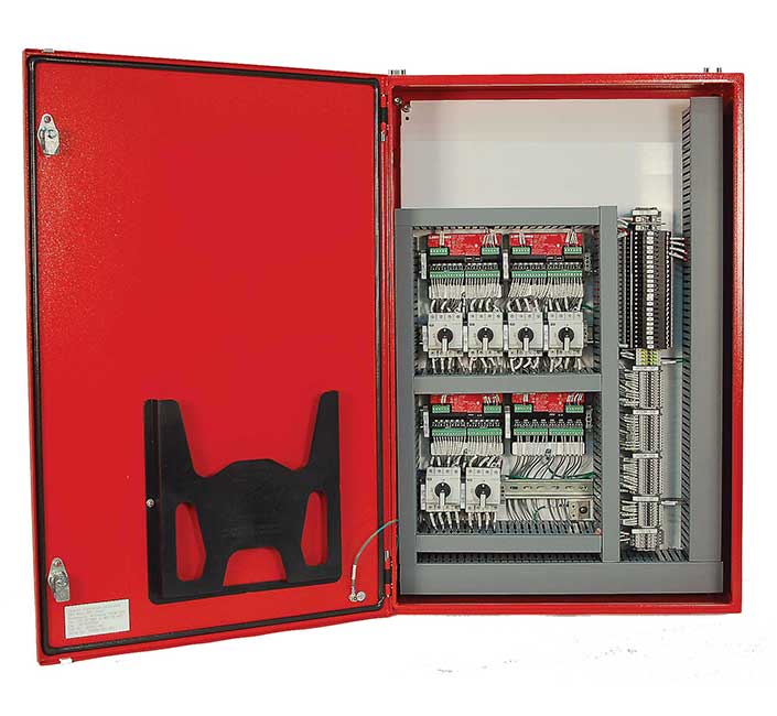 Ultra FDRS Remote Input output enclosure - cabinet door open